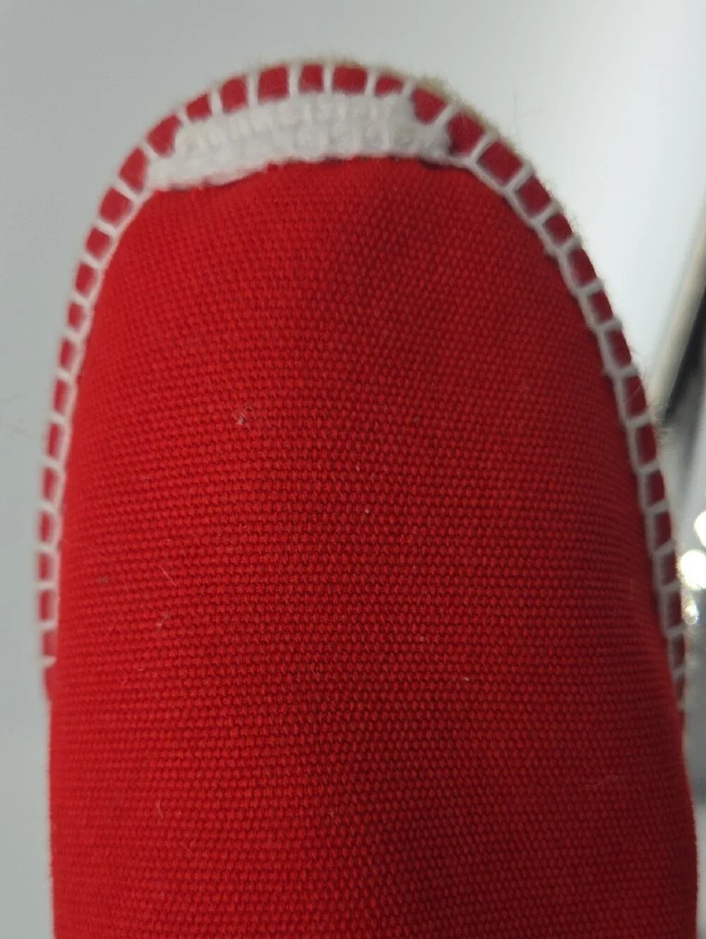 Women’s Red Canvas Espadrille Slip-On Size 43 LIKE NEW
